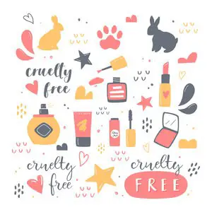 Cruelty free cosmetics graphic