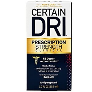Certain Dri 'Prescription Strength Clinical Antiperspirant'