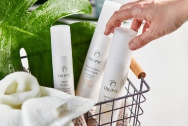 Tropic toner in a basket