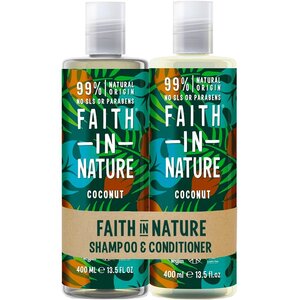 coconut shampoo and conditioner faith in nature