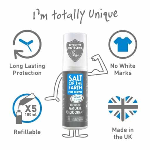 Salt of the Earth's Men's Pure Armour Deodorant graphic